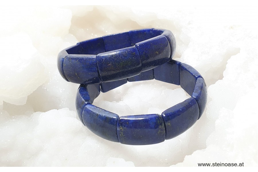 Armband Lapislazuli 'Breit'  Gr.S